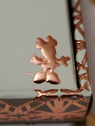 RARE Disney Minnie Mouse Love is Beautiful Silver Plated Necklace LA Rocks π - Picture 6 of 10