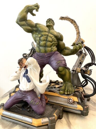 Hulk Transformation Resin Statue 1/4 Scale In Stock Green Giant Model Custommade - Picture 4 of 11