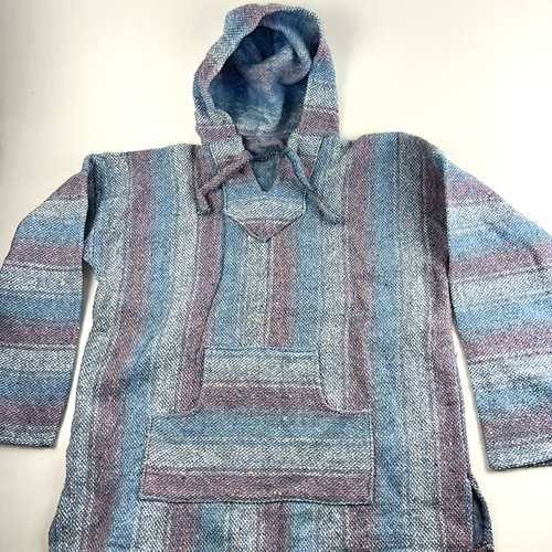 Pullover mit Kapuze rot, weiß & blau 50" Brustumfang/Brustumfang - Bild 1 von 10