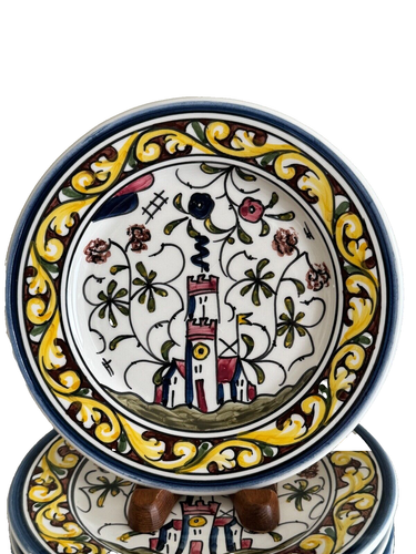 Williams Sonoma Nazari Portugal 14 Hand Painted 8" Salad Plates * - Picture 3 of 11