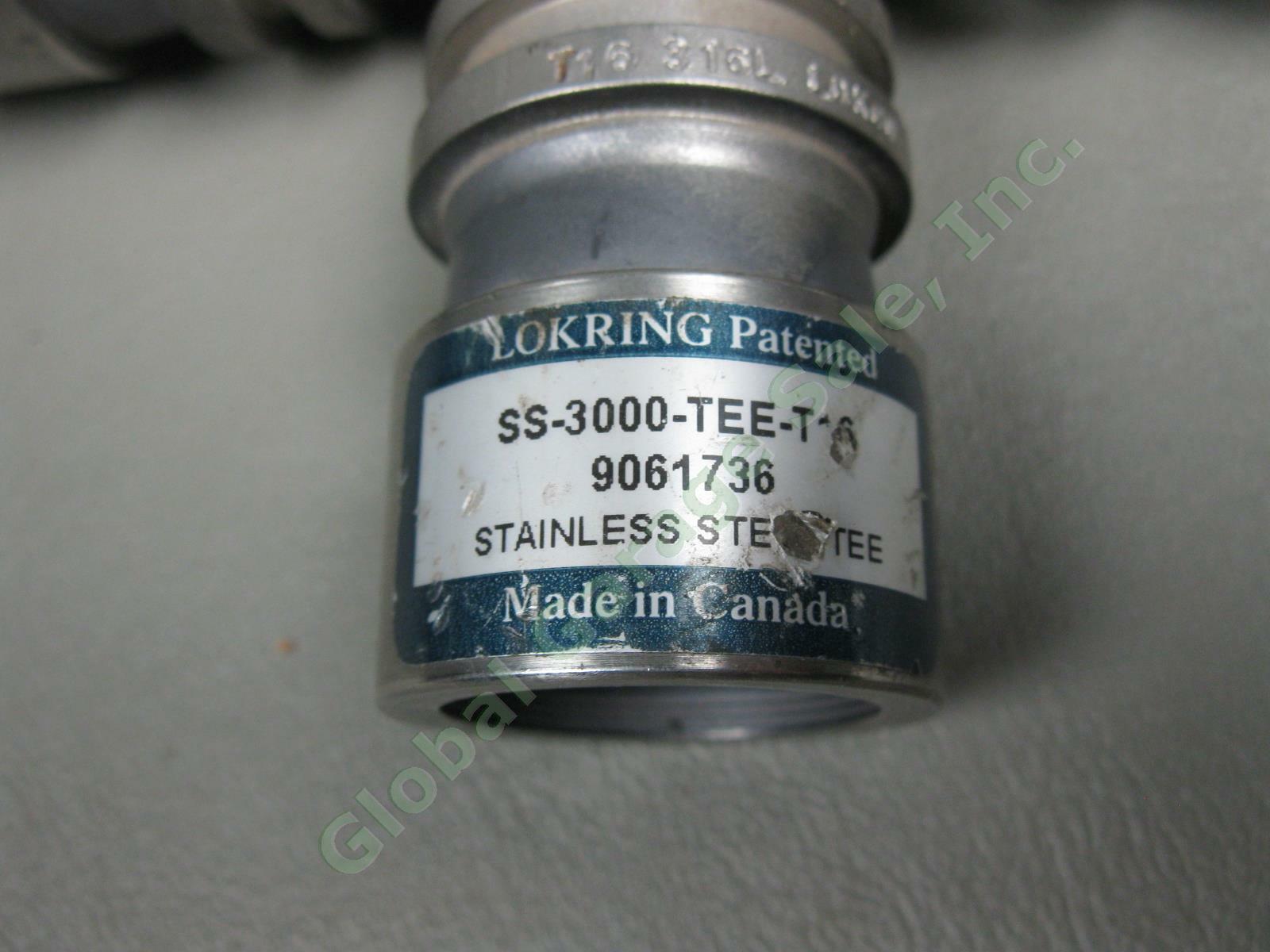 Lokring 1" Inch Stainless Steel Tee Fitting SS-3000 9061736 Canada T16 316L - Picture 7 of 8