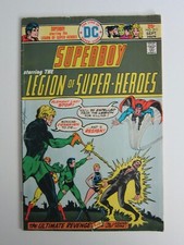 SUPERBOY LEGION OF SUPER-HEROES #211 VG+ DC COMICS 1975 ELEMENT LAD MIKE GRELL