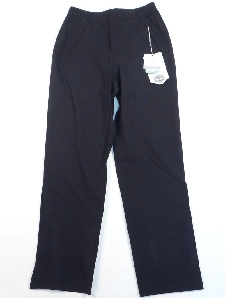 Callaway Weather Series Black Waterproof Lightweight Stretch Golf Pants Men's