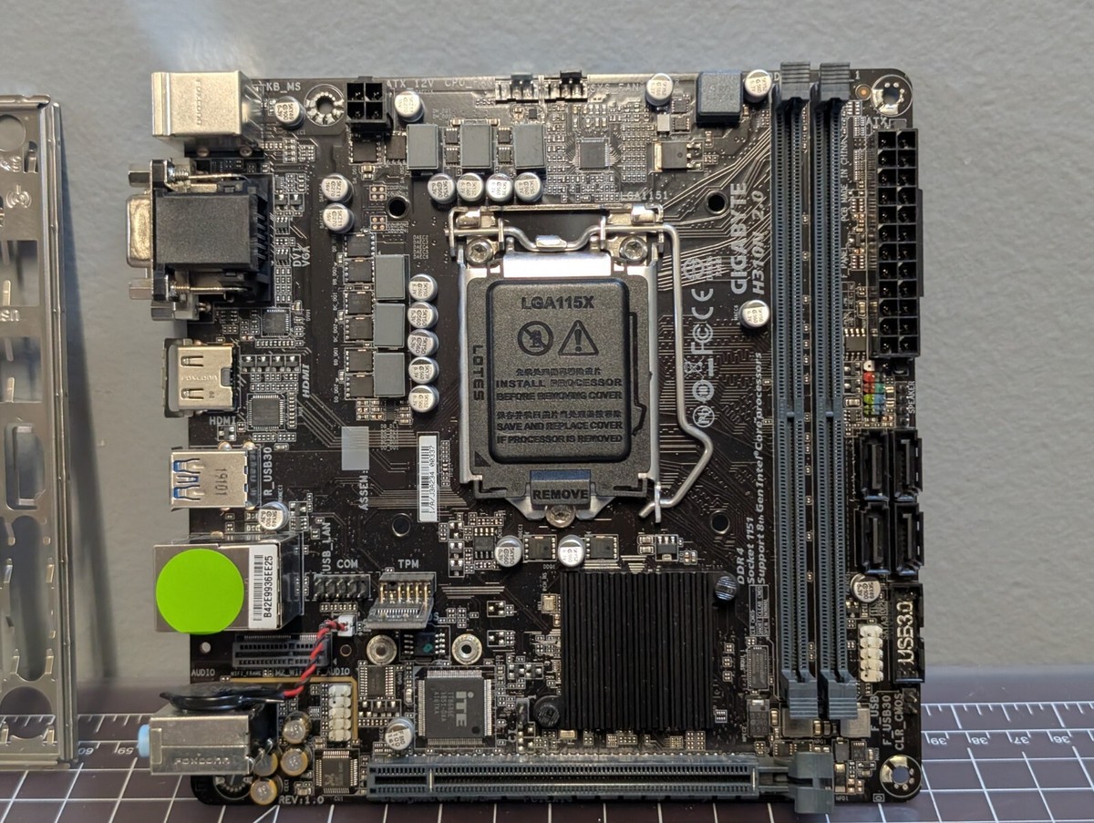 Gigabyte H310N 2.0 ITX 9th Gen Mother Board DDR4 Socket 1151