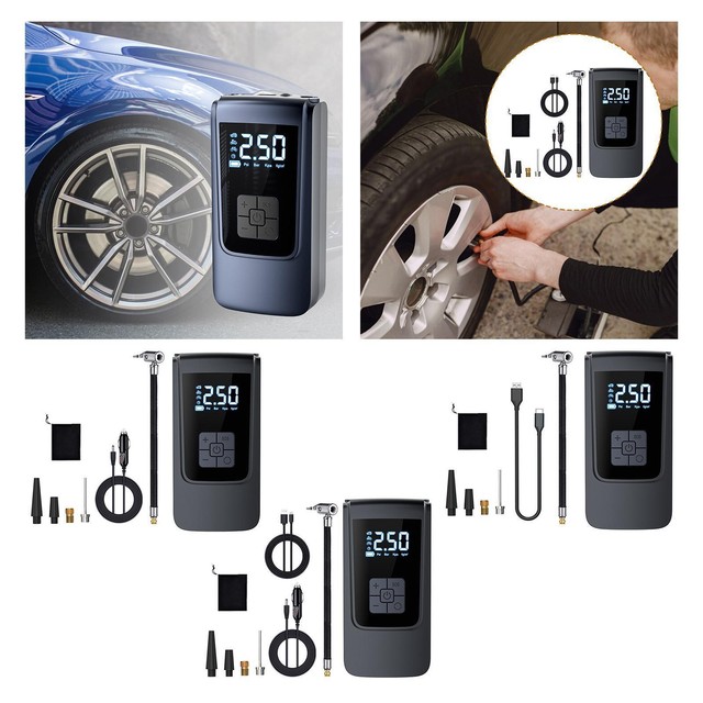 Air compressor tire inflator mini tire pump for bike inflatable bed Air compressor tire inflator mini tire pump for bike inflatable bed