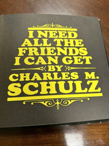 Vintage I Need All The Friends I Can Get Book by Charles Schulz Peanuts 1964 - Picture 6 of 7