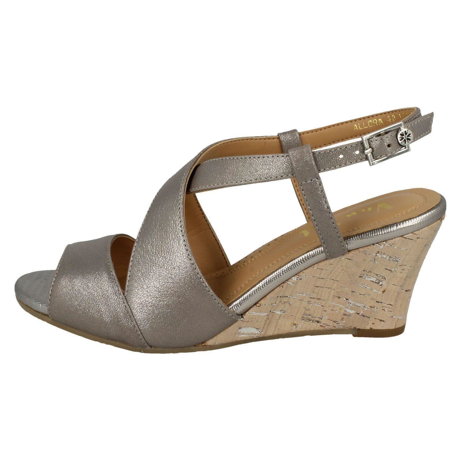 Ladies Van Dal Cross Strap Wedged Wedged Wedged Sandal Allora 59d014 Ladies Van Dal Cross Strap Wedged Wedged Wedged Sandal Allora 59d014