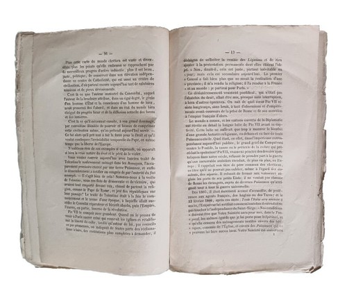 1860 / La France L'empire et la Papaute Question de Droit Public / Papacy Law - Picture 9 of 19