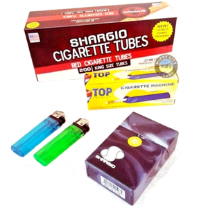 TOP-Premium-King-Size-injector-Lighters-tubes-and-Cigarette-case