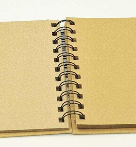 Medium Brown Scrapbook Kraft Papers 50 Sheets With Ribbon Memory Storage Album - Picture 2 of 7