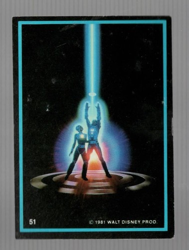 1982 Donruss Tron Movie Tron and Yori at the I/O Tower #51 TOP