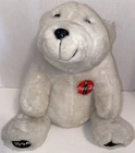 VINTAGE 1994 Coca Cola Plush Stuffed Polar Bear 12" Coca-Cola Coke Badge Doll