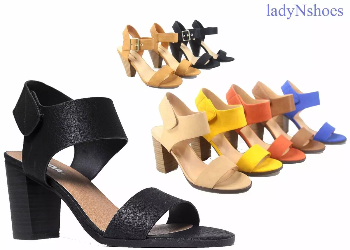 Chunky heel deals dress sandals