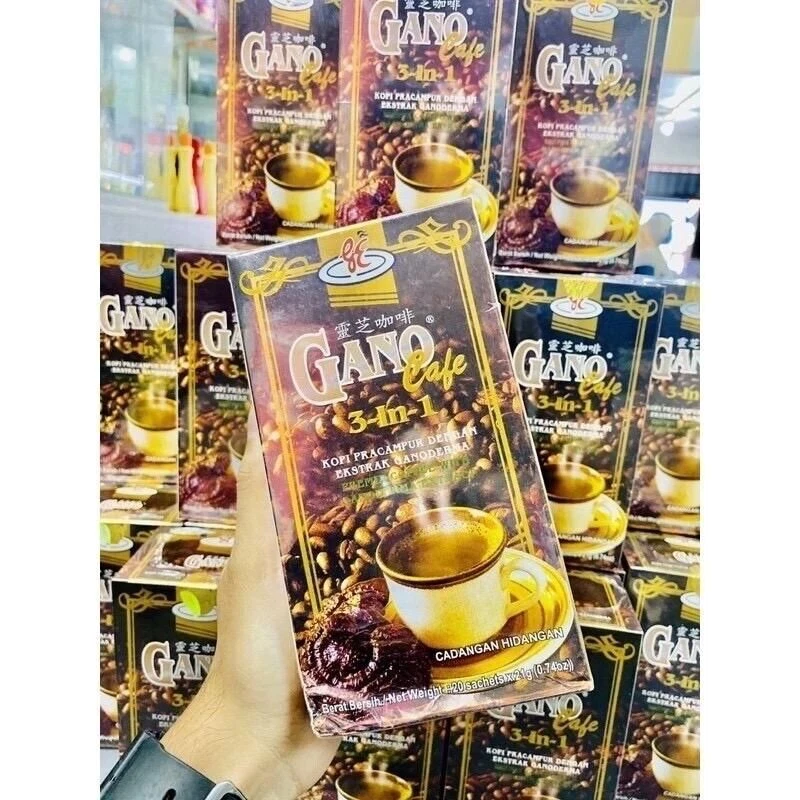 Gano Excel Cafe 3 en 1 Café Ganoderma Reishi Halal (1 Boîtes) LIVRAISON... - Photo 4/4