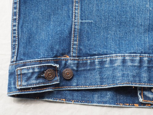 Big E Vintage Levi's Type III 3 Jean Jacket 70505 Denim Trucker 38 Chest Measure - Picture 20 of 24