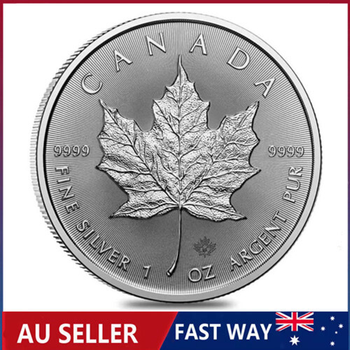 2025 1 oz Canadian Maple Leaf Silver Coin 9999 Fineness Bullion Uncirculated