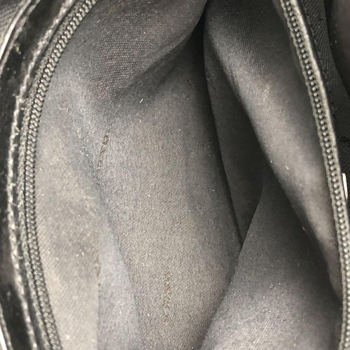 Auth Excellent Fendi Zucca Shoulder Bag Hand Bag Brown Canvas Black F72012 - Picture 14 of 17