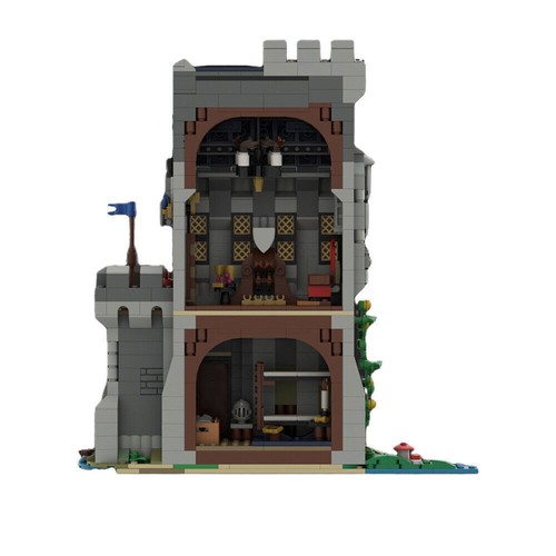 MOC Black Castle Model 3284 Pcs Medieval Castle" Alternate Build MOC Build Gift - Picture 6 of 9