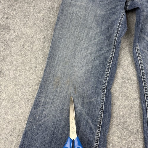 Ariat Jeans Womens 31L Blue Trouser Denim Perfect Rise Straight Western Wear - Picture 8 of 13