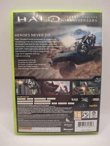 Halo: CE Anniversary Signed by Steve Downes - UK PAL - Xbox 360 One Series X - Picture 5 of 7