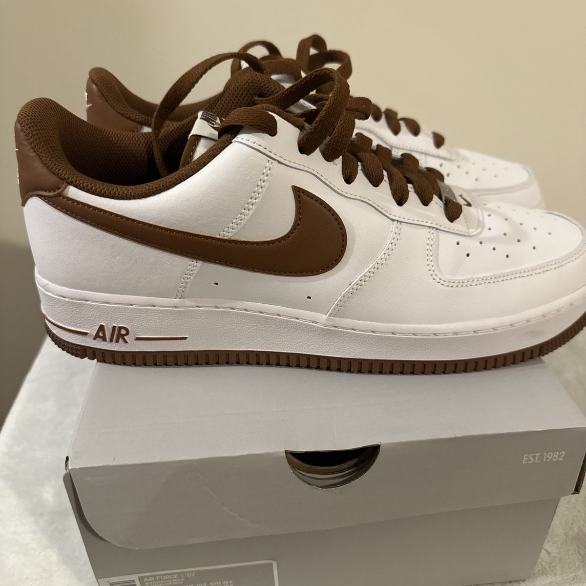 ★人気★ NIKE MEN'S AIR FORCE 1 '07 Pecan Size 11.5 - Nike Air Force 1 '07 Pecan for sale online | eBay