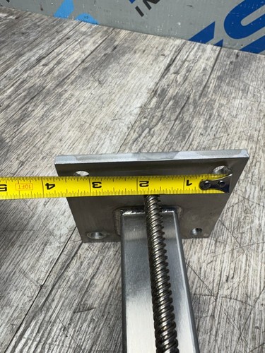 KINEX ADJUSTABLE MECHANICAL JACK 22" HEIGHT BASE TO TOP 3" BOLT PATTERN ON BASE - Picture 10 of 12