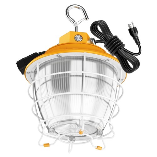 100W LED Temporary Work Lights Fixture IP65 for High Bay Construction Jobsite - Picture 2 of 12