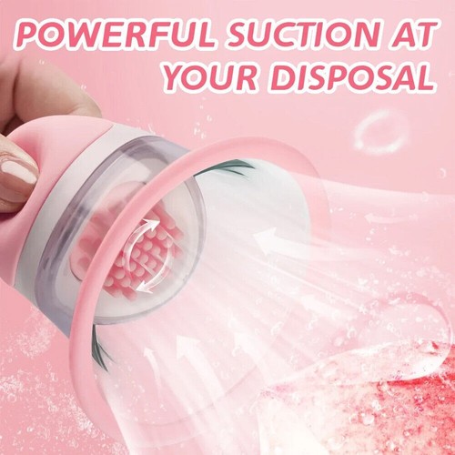 Nipple Clitoris Sucking Pump Vibrator Breast Massager USB Sex Toys for Women Men - Picture 3 of 16