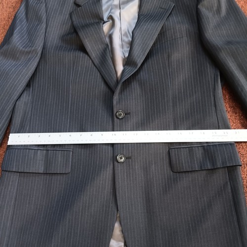 Lauren Ralph Lauren Blazer Jacket Men 40 Regular Pinstripe Wool Blend Sport Coat - Picture 8 of 21