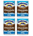 Ambrosia Chocolate Rice Pudding Can 400g  PACK OF 4