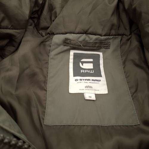 Vintage G-Star Bomber Jacket Hombre Acolchado Casual Abrigo Un7 Talla M - Imagen 4 de 15