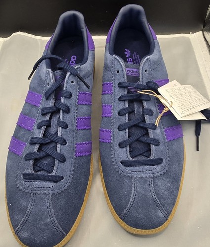ADIDAS Originals BERMUDA BRMD night indigo purple rush trainers UK9.JH5457 - Picture 2 of 9
