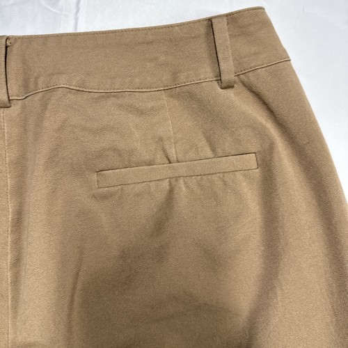 Lauren Ralph Lauren Pants Women's Size 16 W 95% Cotton Connor Straight Brown - Picture 7 of 11