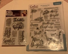 Crafters Companion  4x Stamp Sets New. Be Creative - New