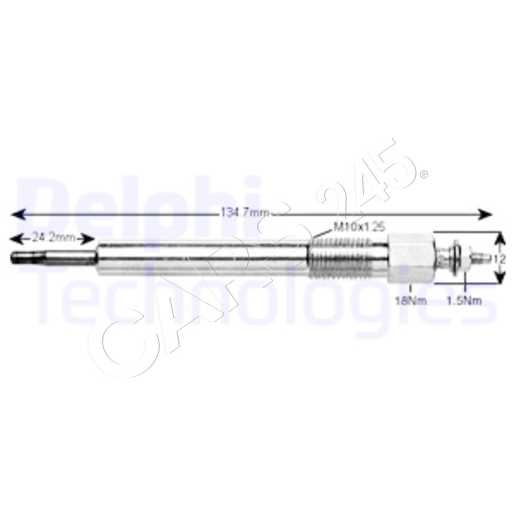 DELPHI Glow Plug For OPEL VAUXHALL ISUZU Campo Frontera A Sport 87-02 94175158