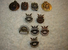 US Govt Service Award Lapel Pins Lot of 11 – Eagle Air Force VA Federal 10–30 Yr