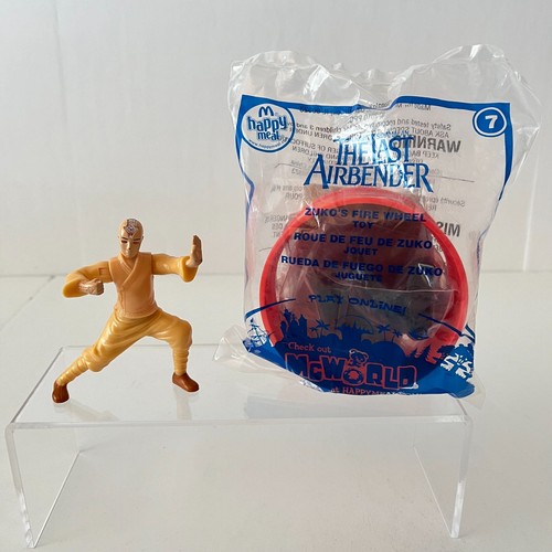 McDonalds Toys Avatar The Last Airbender AANG Figure & Zuko's Fire Wheel sealed - Picture 12 of 13