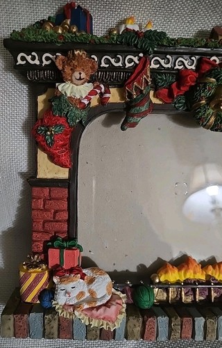 TRADITIONS Weihnachtsrahmen Weihnachtskamin passend für 5x7 Foto - Bild 4 von 10