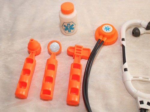 Dr. Kit Pretend Play 911 Orange White Bandages - Picture 2 of 5