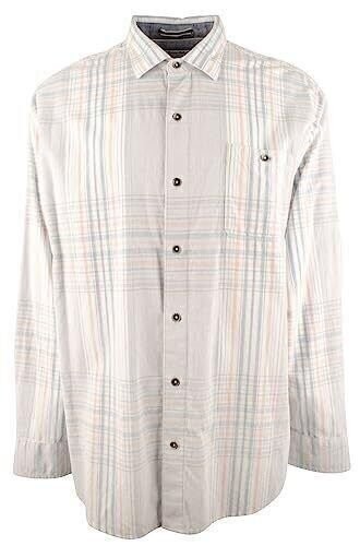 Men's Big & Tall Coastline Corduroy Plaid Long Sleeve Shirt 2XLT - Picture 5 of 5