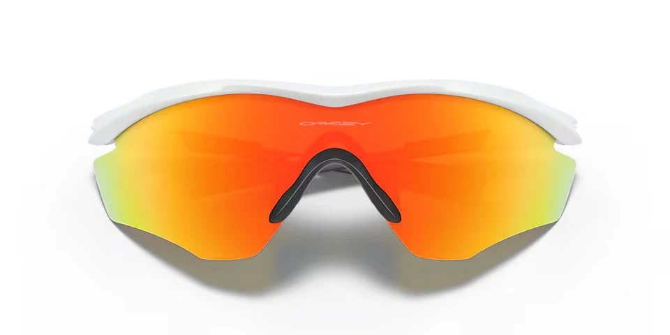 Oakley M2 Frame XL Polished White / Fire Iridium Sunglasses OO9343-05 - Image 4 of 4