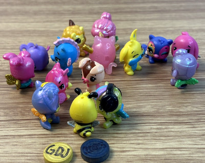 Lot of 14+ Hatchimals Assorted Rares & Shimmer  Mini Figures + More  GDJ-A-545