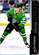 2021-22 Upper Deck Series 2 Two Jacob Peterson Young Guns Rookie RC #492