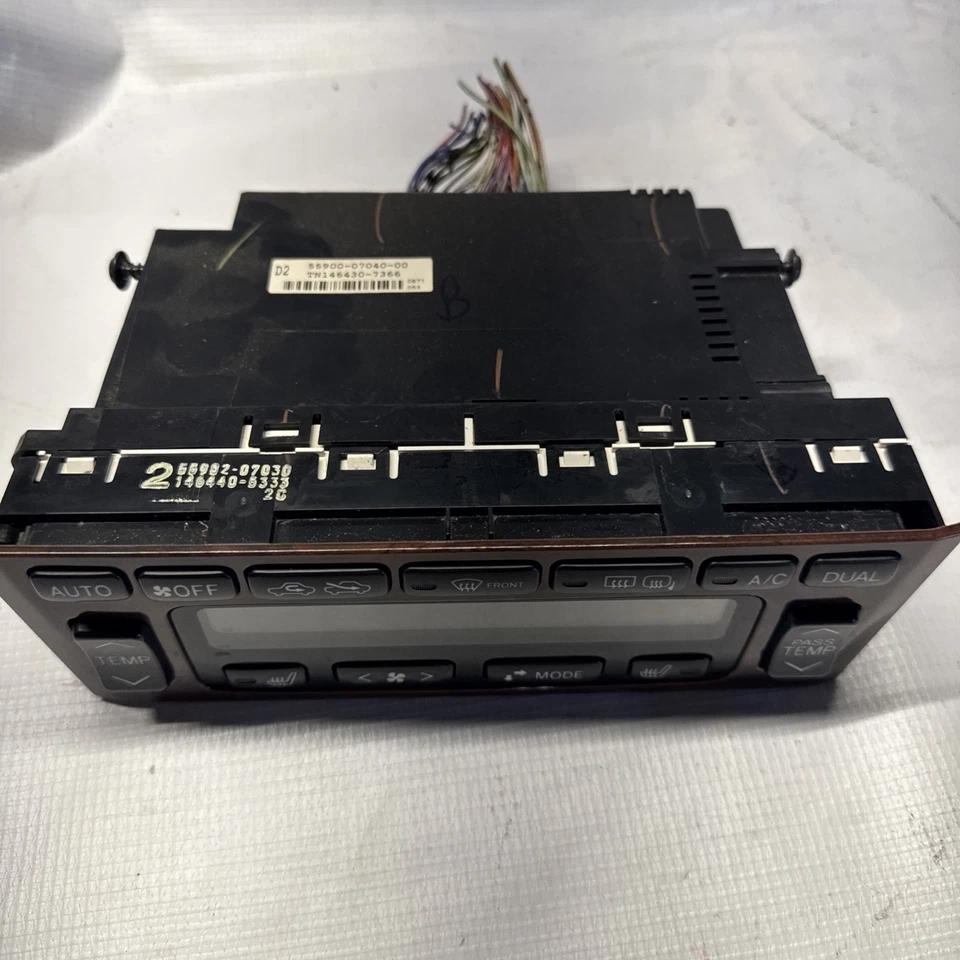 Toyota Avalon 2000-2004 control de calefacción de aire acondicionado temperatura climática OEM Foto 2 de 3