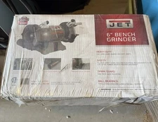 🔥JET JBG-6B Model 577101 Heavy Duty Shop Bench Top Grinder Let’s Make Something