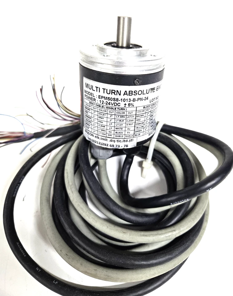Codificador absoluto multivuelta Autonics EPM50S8-1013-B-PN-24 EPM50S81013BPN24 Foto 4 de 4