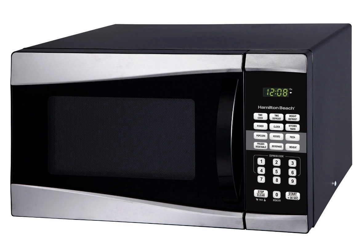 Hamilton Beach 0.9 Cu. Ft. 900W Stainless Steel Microwave