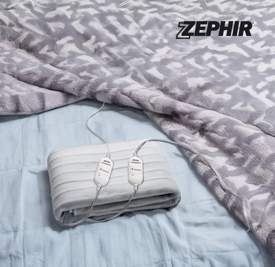 Scaldasonno Termocoperta Elettrica Doppia Scaldaletto ZEPHIR Plaid Basso Consumo - Immagine 3 di 4