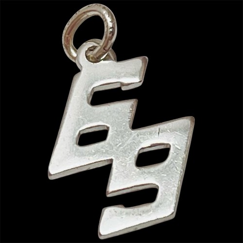 VTG #69 Charm Sterling 925 Silver Dangle Birthyear Numerical Kinky Sports Player - Bild 2 von 8