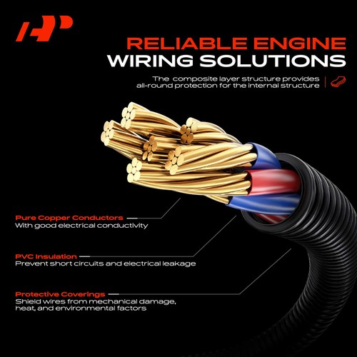 A-Premium Stand Alone Engine Wiring Harness for Corvette LS3 LS2 2006-2015 6.2L - Picture 4 of 12